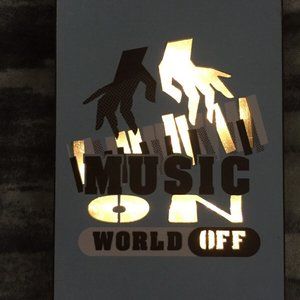 Music World Light Up Box Frame